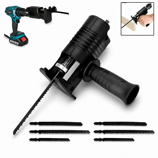⚙️ DrillSaw Master™ — Adaptador Convertidor de Taladro a Sierra Sable
