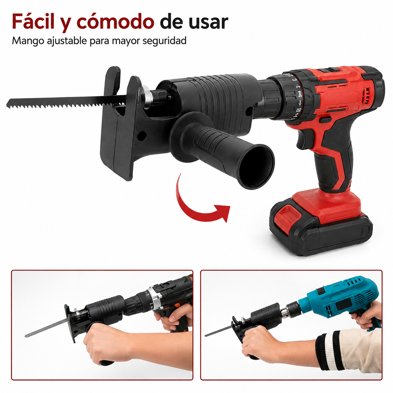 ⚙️ DrillSaw Master™ — Adaptador Convertidor de Taladro a Sierra Sable