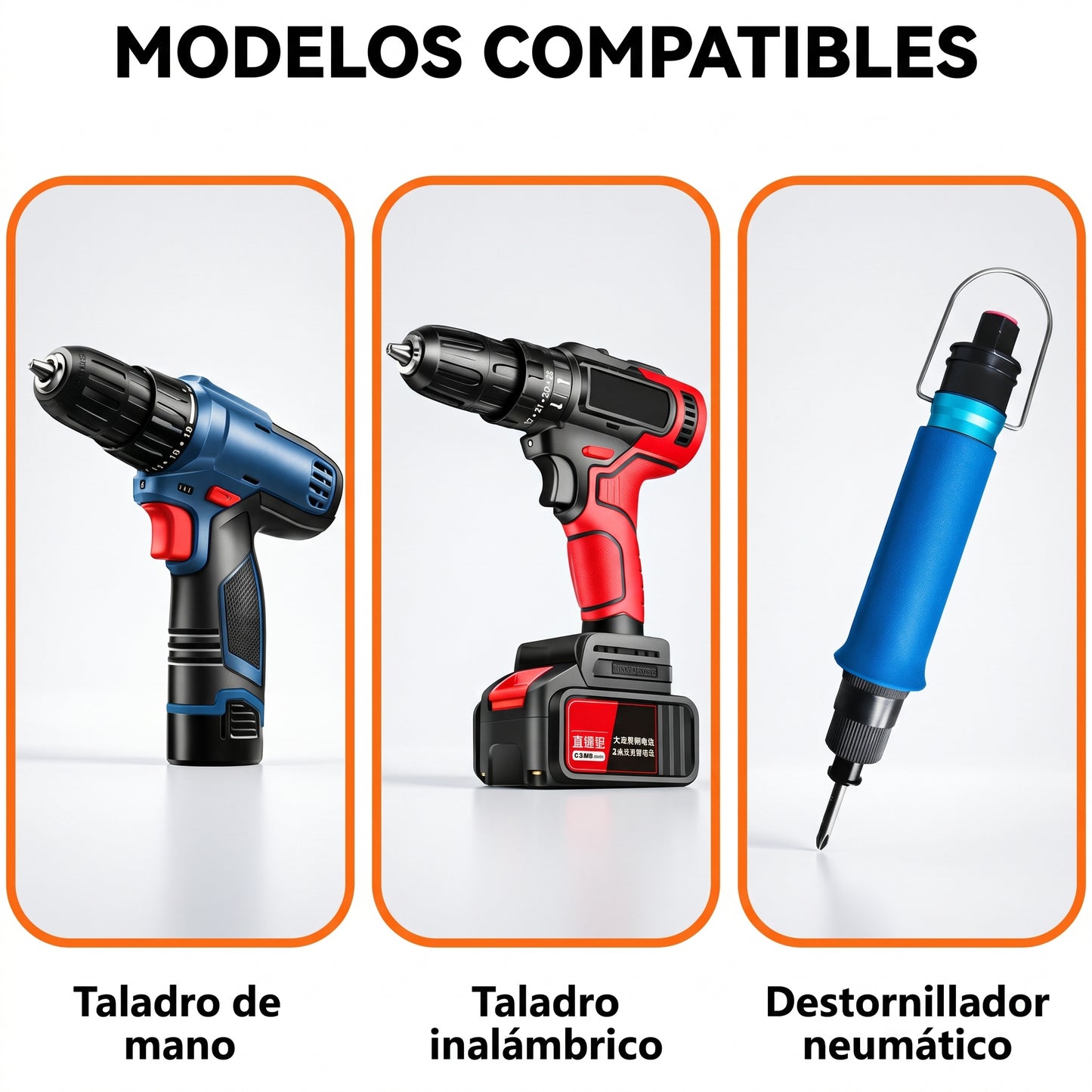 AngleReach Pro™ — Kit Adaptador Angular Magnético 1/4" con Maneral y Puntas