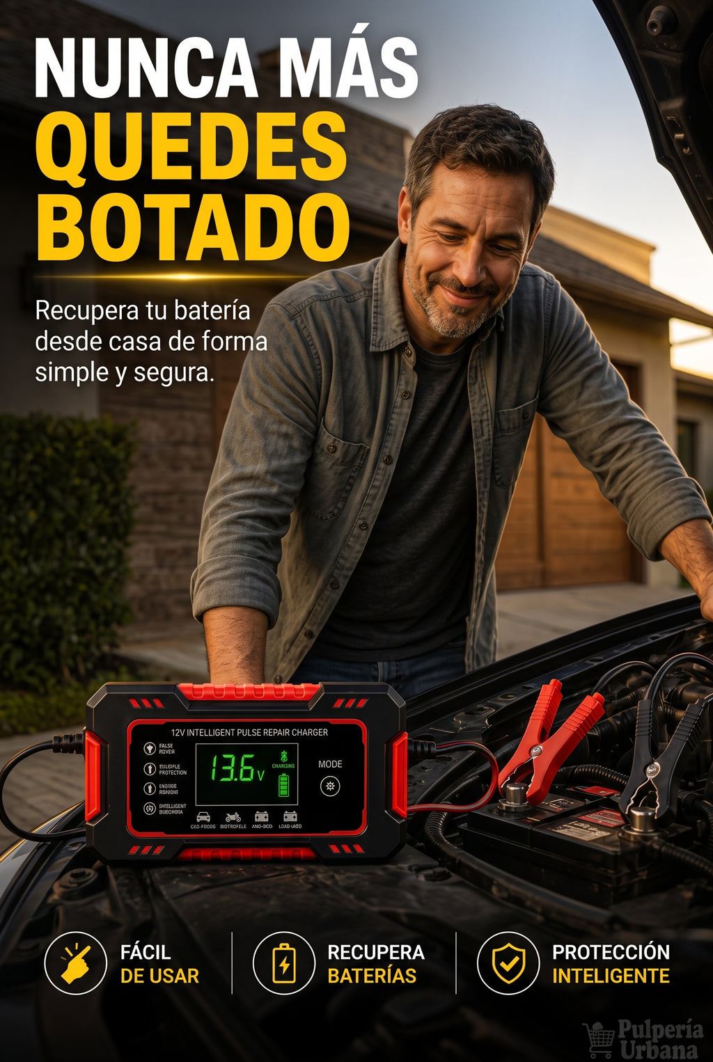 Cargador Reparador Inteligente de Baterías